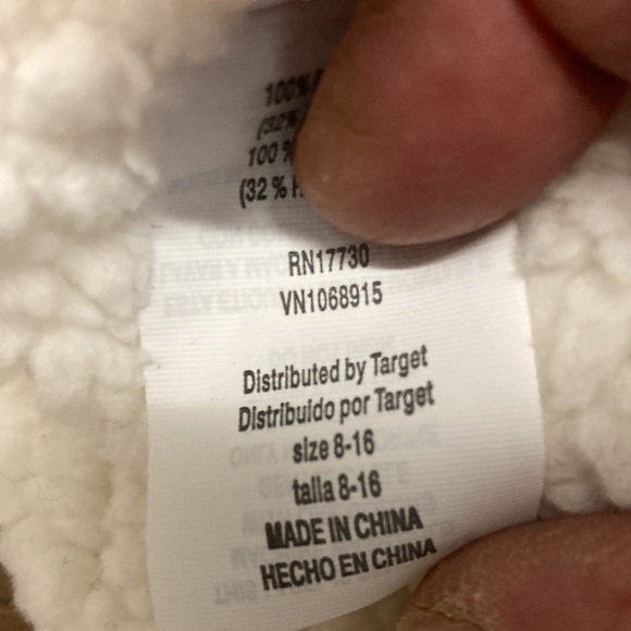 Cat & Jack Sherpa Hat Size 8-16 - Picture 4 of 6